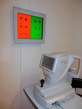 Centro Visión Iris máquina para medir la visión